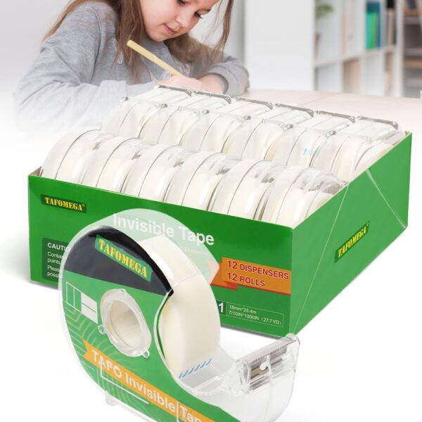 invisible clear tape bulk rolls